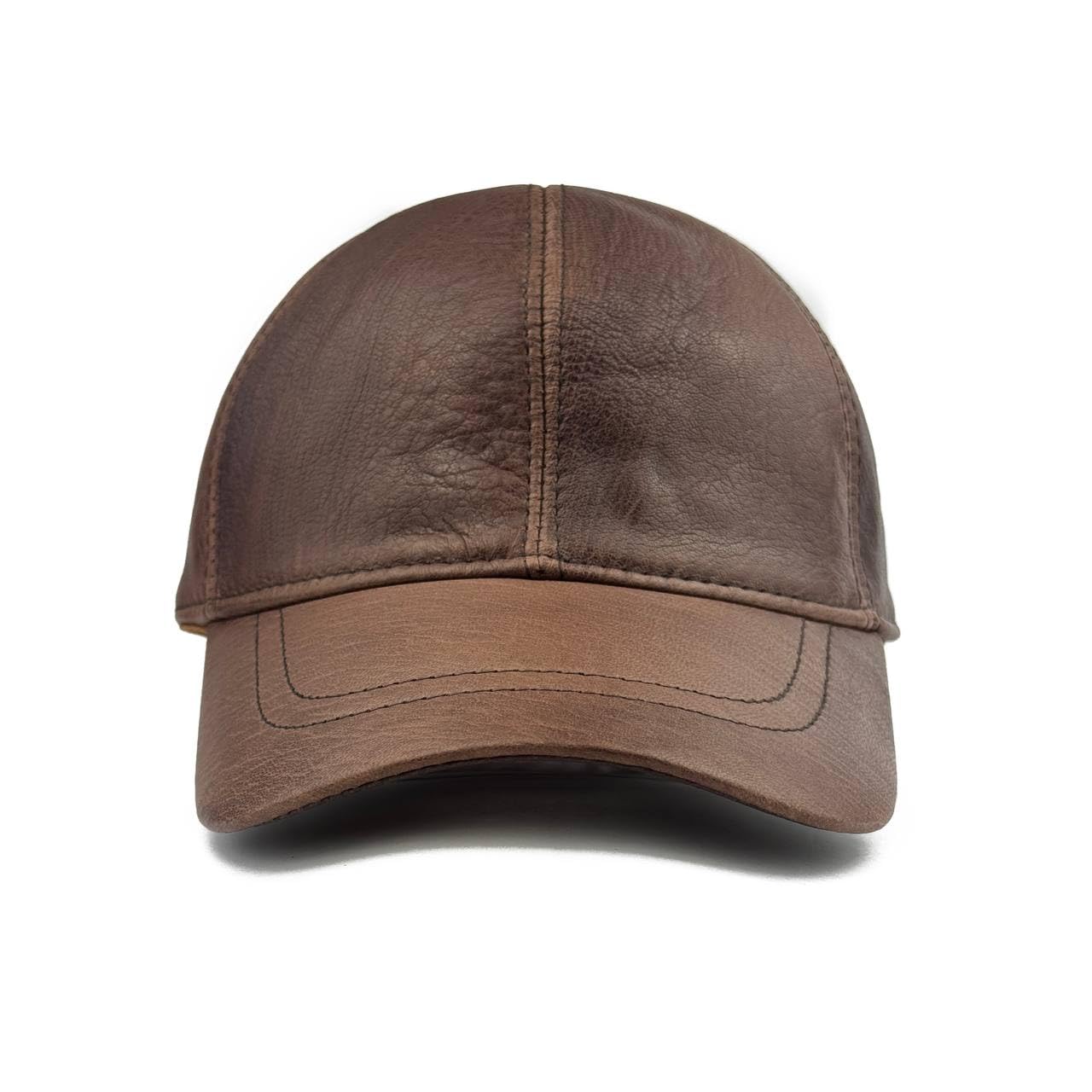 Lukkizara Genuine Leather Unisex Baseball Cap - 100% Lambskin Leather Adjustable Dad Hat