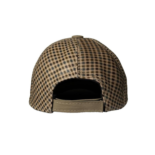 Adjustable Leather Hat Genuine Lambskin Leather Baseball Cap Sports Visor Unisex