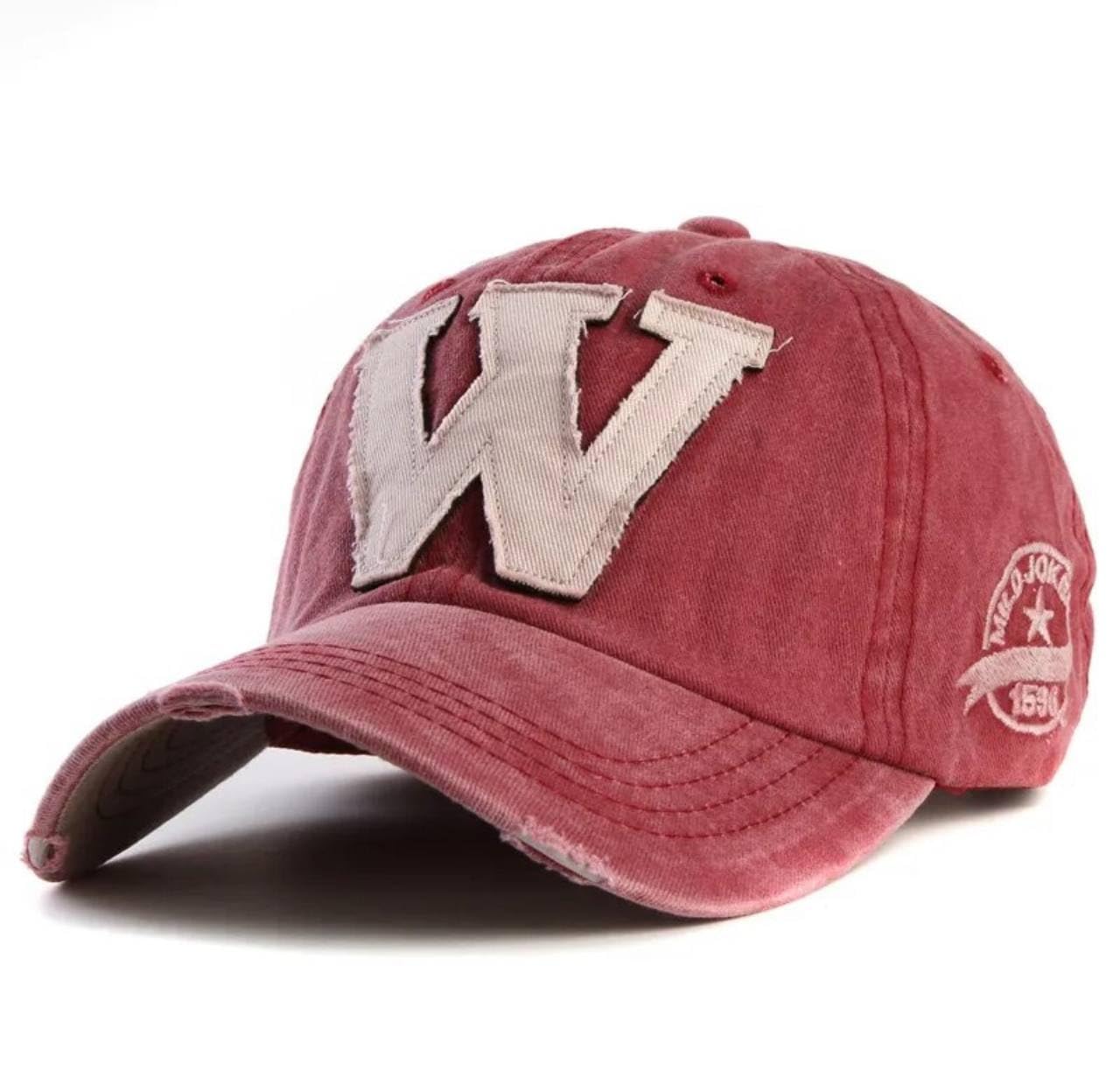 Distressed Vintage Hat Adjustable Snapback Retro Style, Cotton Baseball Cap Trucker Hiking Hat