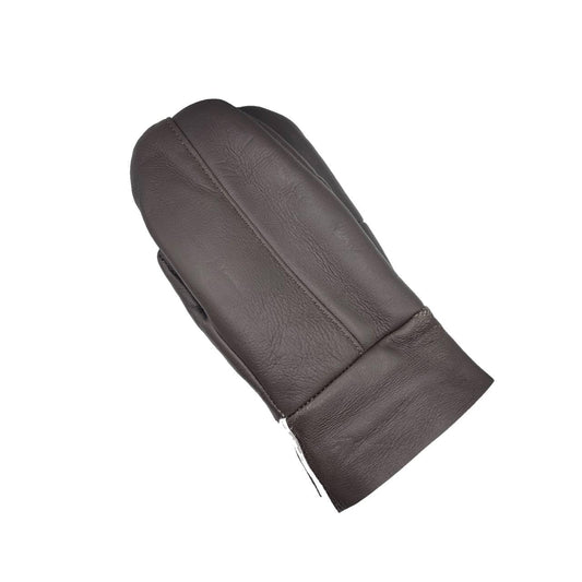 Lukkizara Men's and Women's Premium Shearling Sheepskin Leather Fur Mittens