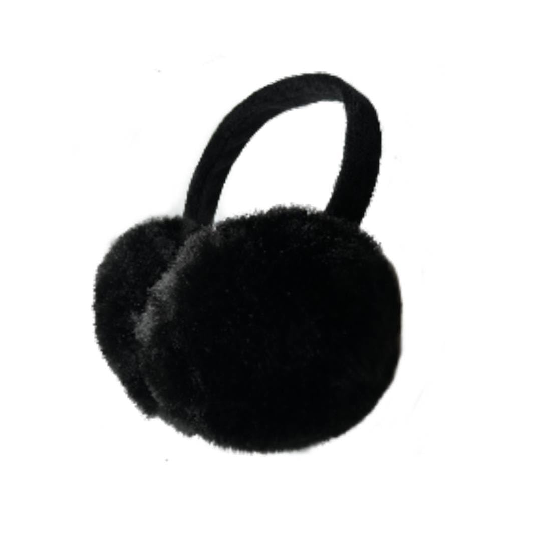Lukkizara Ear Muffs for Women, Foldable Winter Faux Furry Earmuffs, Adjustable Soft Ear Warmer Covers