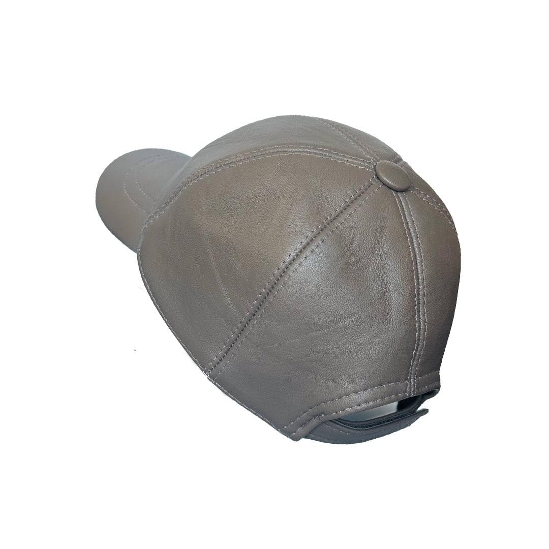 Genuine Leather Baseball Cap 100% Real Lambskin Leather Hat | Ball Cap