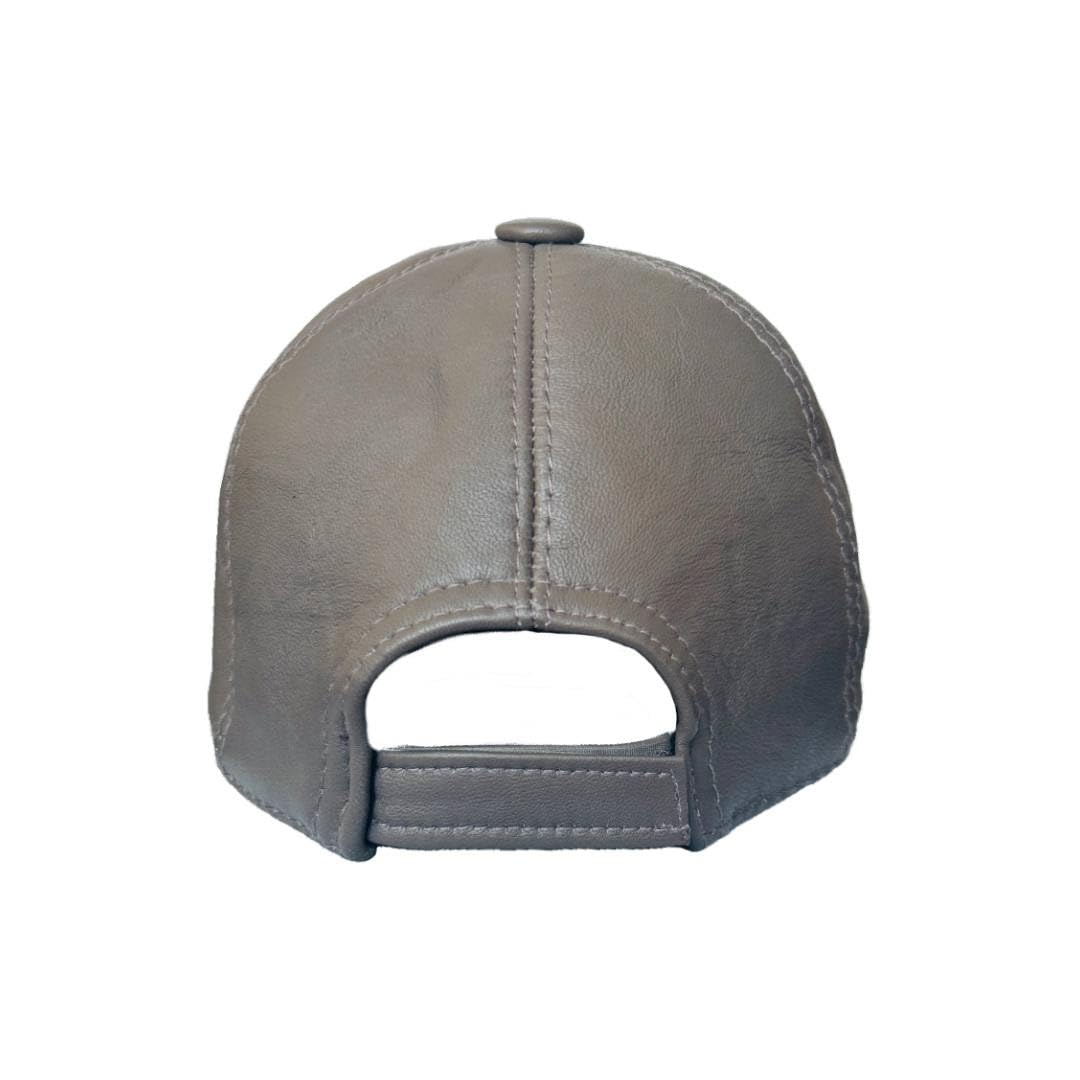 Genuine Leather Baseball Cap 100% Real Lambskin Leather Hat | Ball Cap