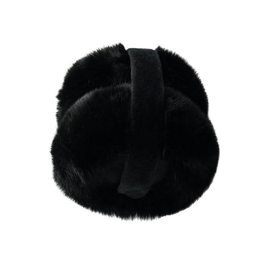 Lukkizara Ear Muffs for Women, Foldable Winter Faux Furry Earmuffs, Adjustable Soft Ear Warmer Covers