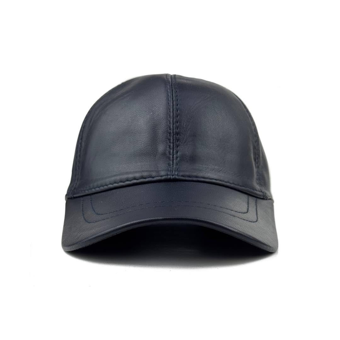 Genuine Leather Baseball Cap 100% Real Lambskin Leather Hat | Ball Cap