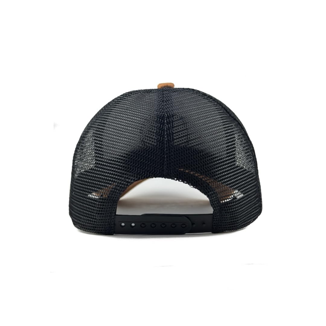 Premium Trucker Hat – Mesh Baseball Cap | Adjustable Eco-Friendly Suede Snapback Mesh Cap | Vintage Hat for Men & Women