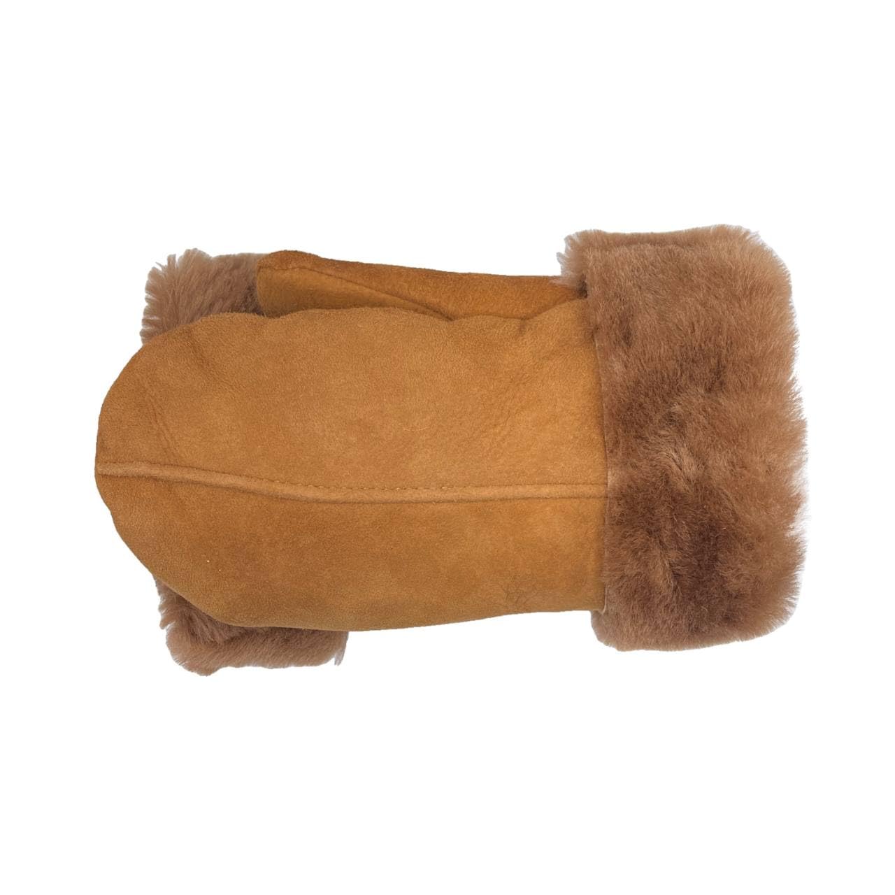 Lukkizara Men's and Women's Premium Shearling Sheepskin Leather Fur Mittens