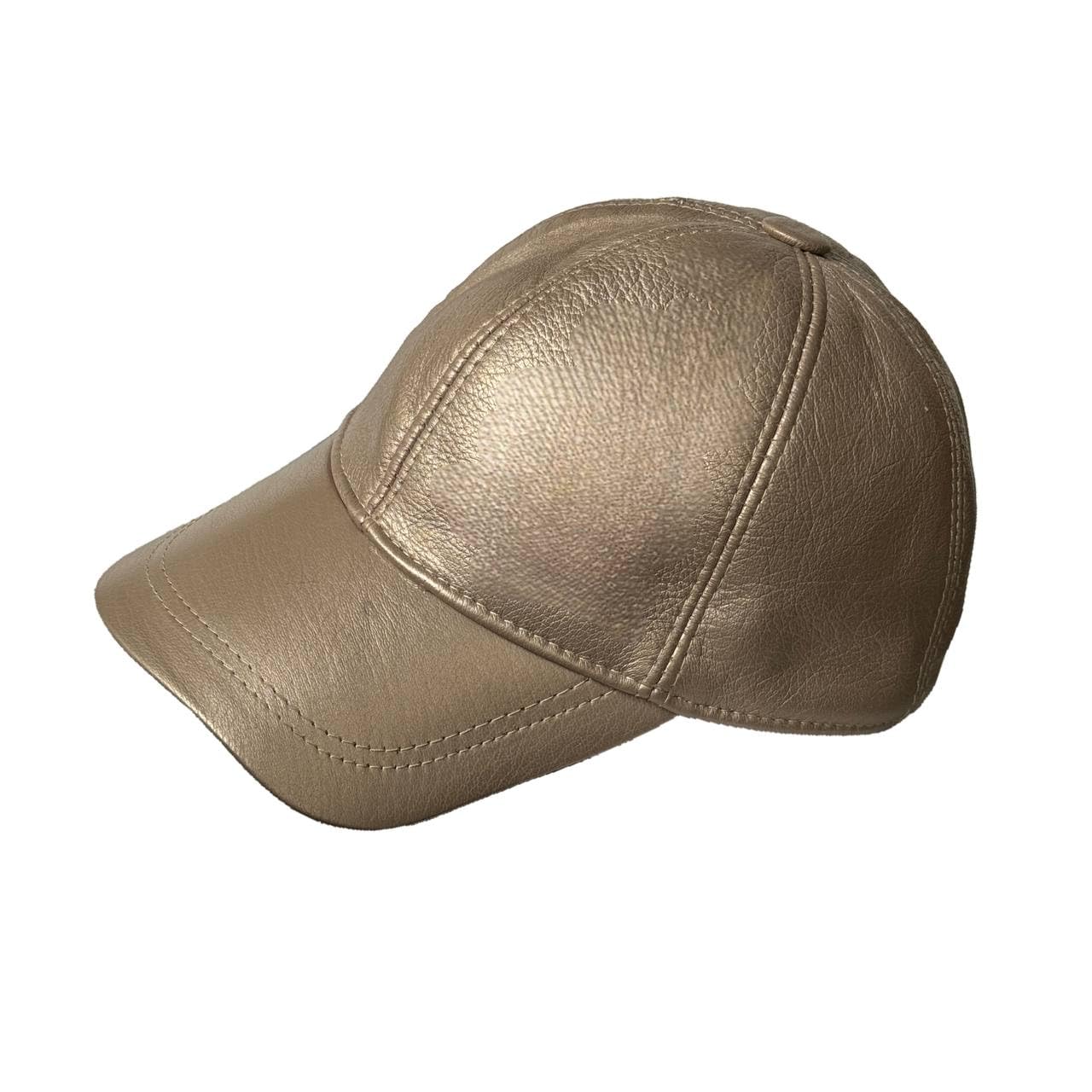 Lukkizara Genuine Real Lambskin Leather Unisex Baseball Cap - 100% Sheepskin Adjustable