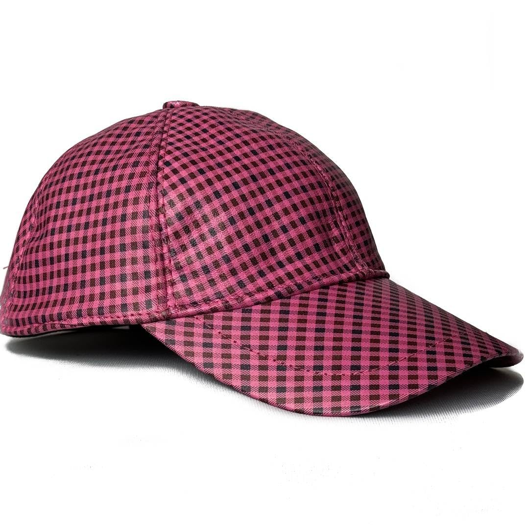 Adjustable Leather Hat Genuine Lambskin Leather Baseball Cap Sports Visor Unisex