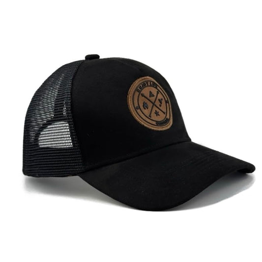 Premium Trucker Hat – Mesh Baseball Cap | Adjustable Eco-Friendly Suede Snapback Mesh Cap | Vintage Hat for Men & Women