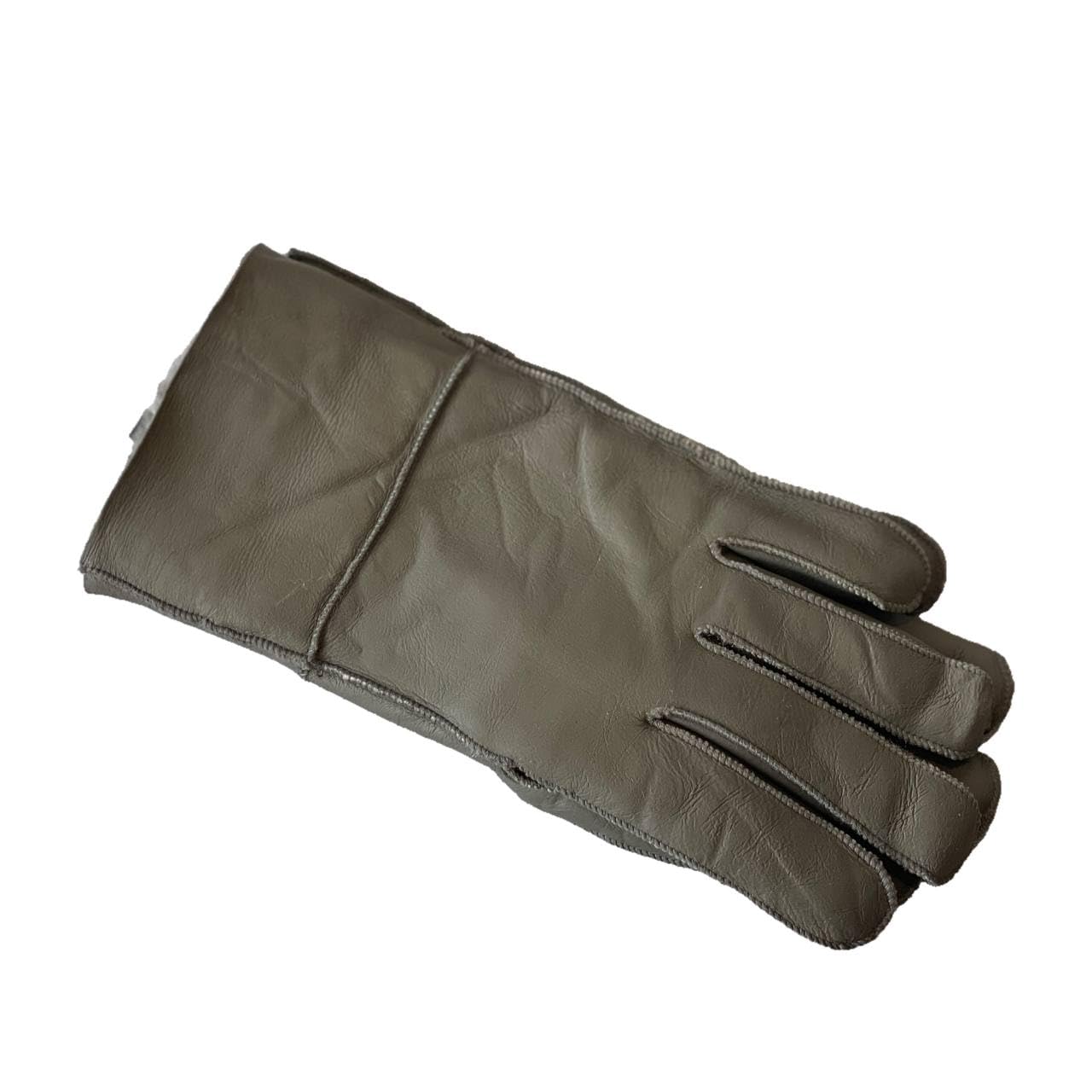 Gloves Leather Shearling Sheepskin Fur Winter Warm Gloves S-2XL