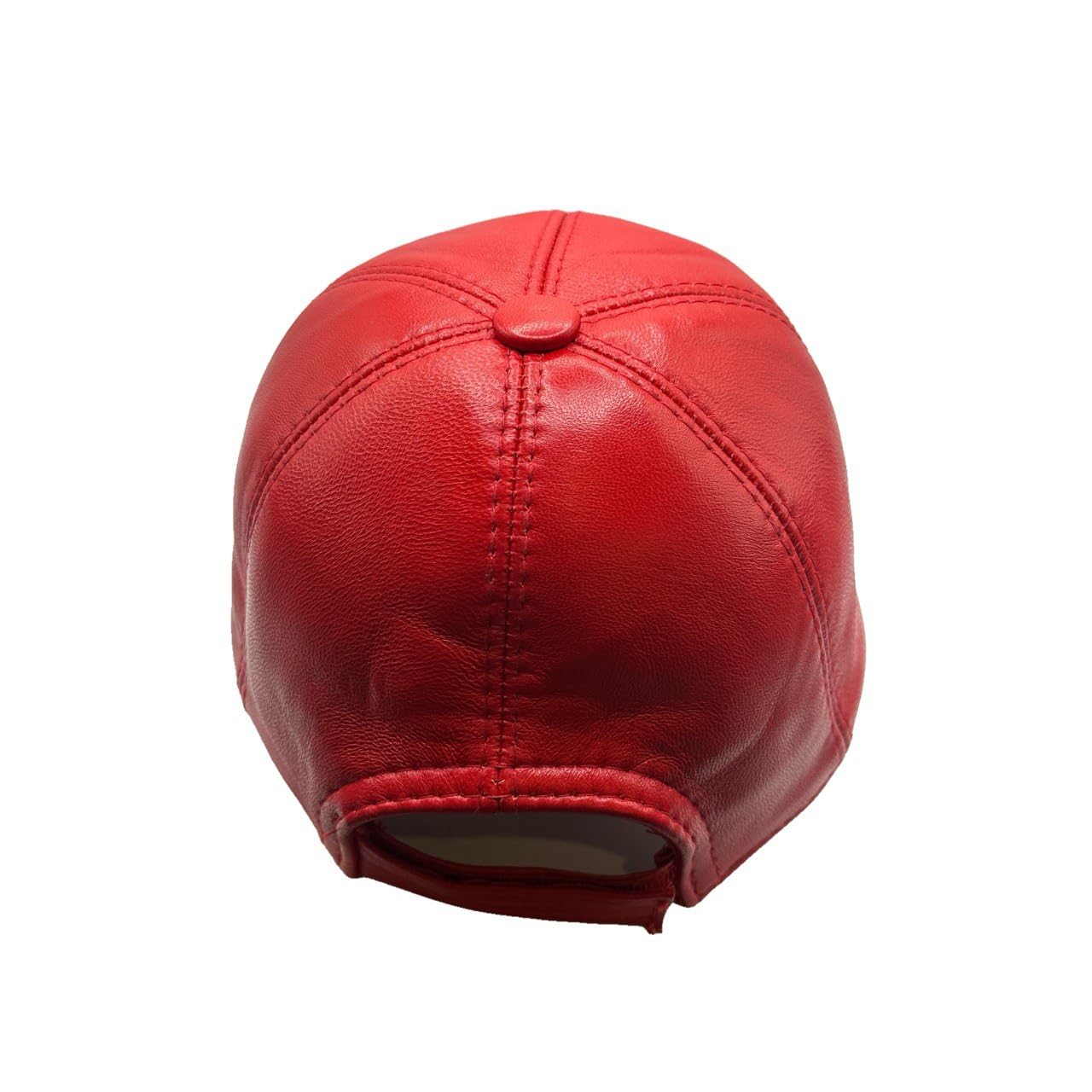 Pink Leather Baseball Cap Hat Sports Visor (Watermelom)