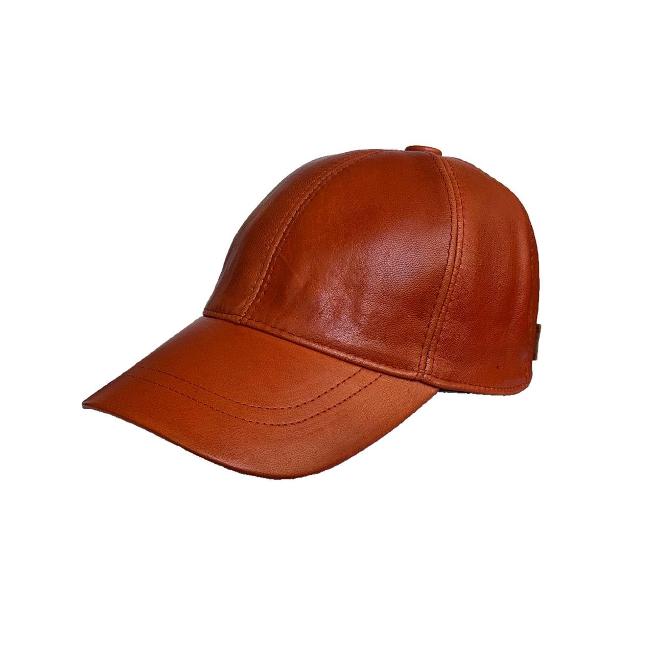 Lukkizara Mens Womans Leather Cap 100% Genuine Real Lambskin Leather