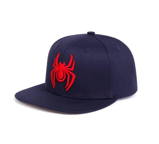Lukkizara Flat Brim Hat Unisex Hat Cap Adjustable Snapback Cap for Men Women Boys Girls Navy