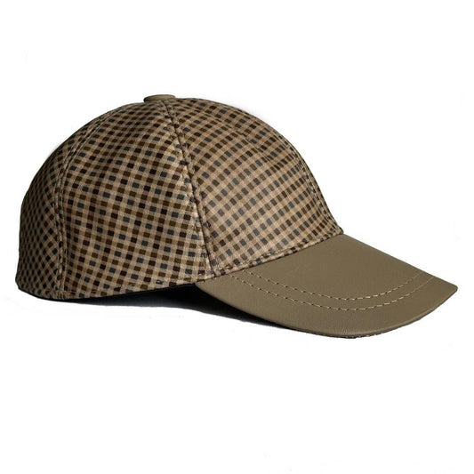 Adjustable Leather Hat Genuine Lambskin Leather Baseball Cap Sports Visor Unisex