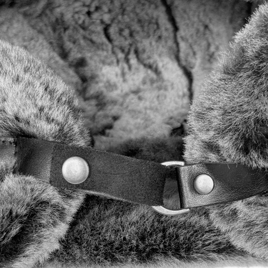 Leather Aviator Russian Ushanka Trapper Shearling Sheepskin Fur Ear Flap Waterproof Winter Hat