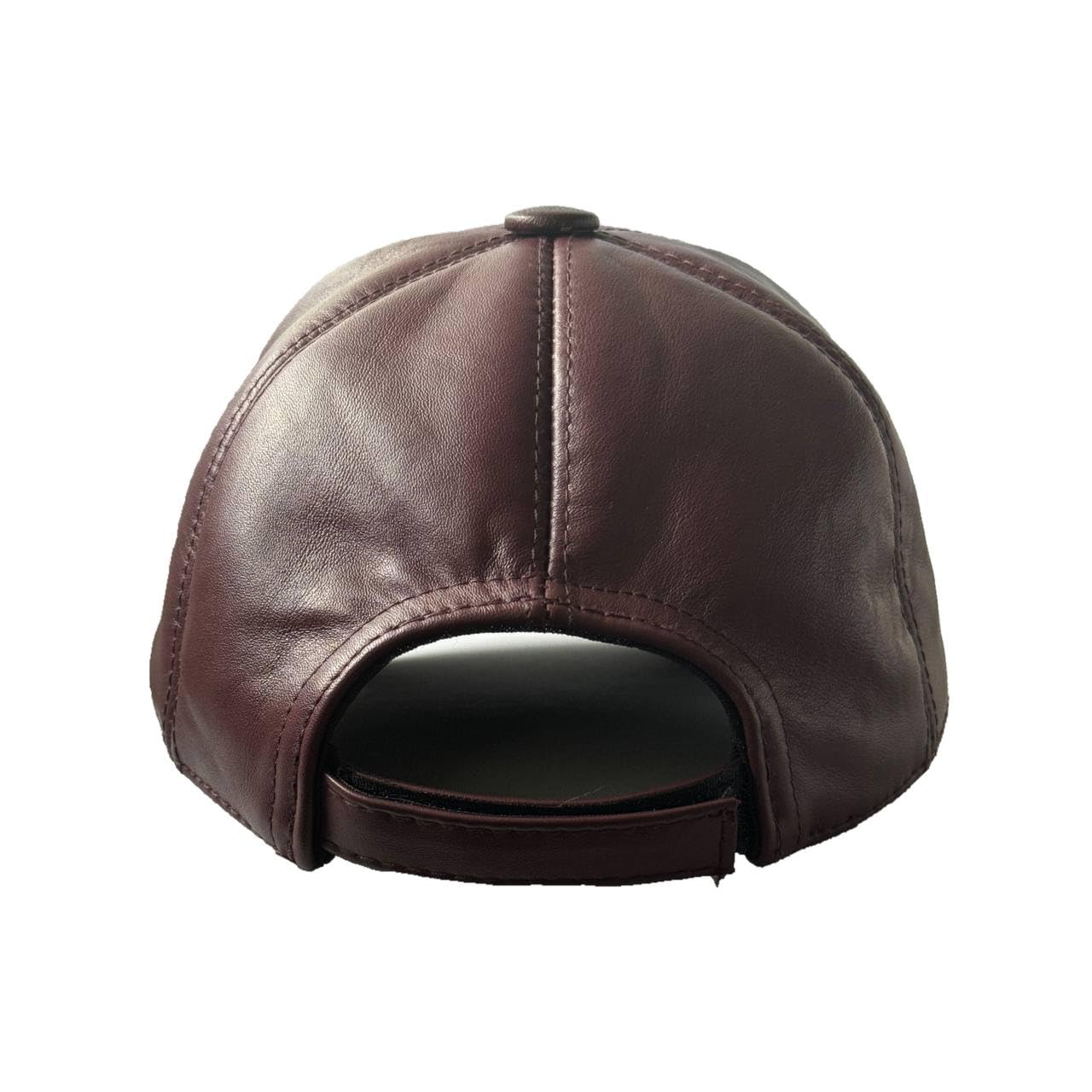 Genuine Leather Baseball Cap 100% Real Lambskin Leather Hat | Ball Cap