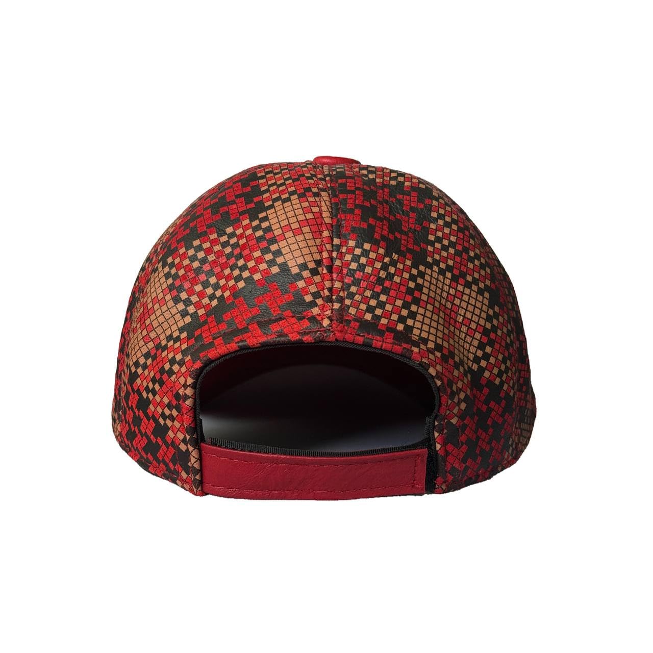 Adjustable Leather Hat Genuine Lambskin Leather Baseball Cap Sports Visor Unisex
