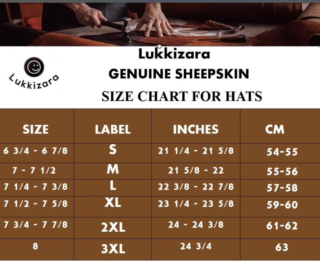 Leather Aviator Russian Ushanka Trapper Shearling Sheepskin Fur Ear Flap Waterproof Winter Hat
